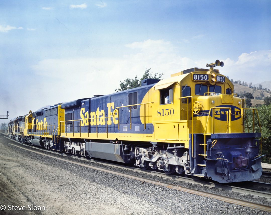 ATSF 8150 at Woodford