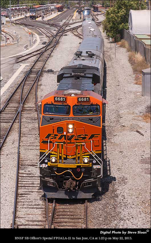 BNSF detour OCS train