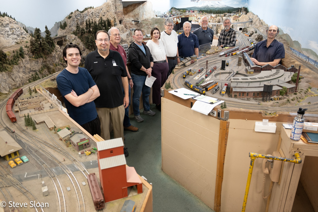 CCMRC train layout with people